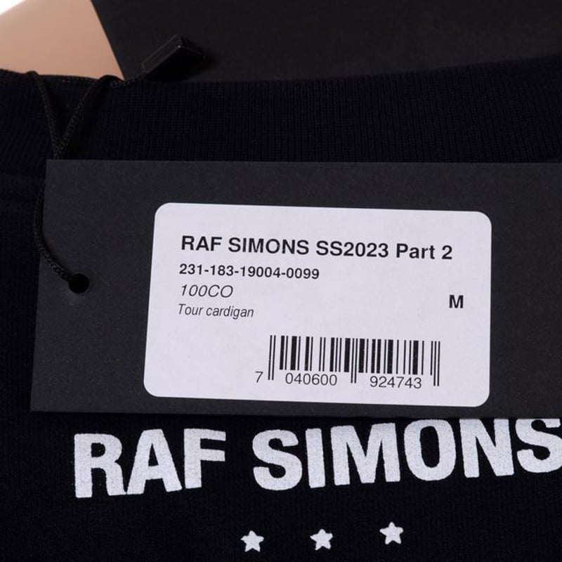 ラフシモンズ RAF SIMONS Tour cardigan カーディガン コットン ラフシモンズ RAF SIMONS Tour cardigan カーディガン コットン