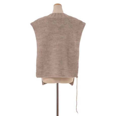 メゾン マルジェラ Maison Margiela Vネックニットタバード アルパカコットンなど ピスタチオ