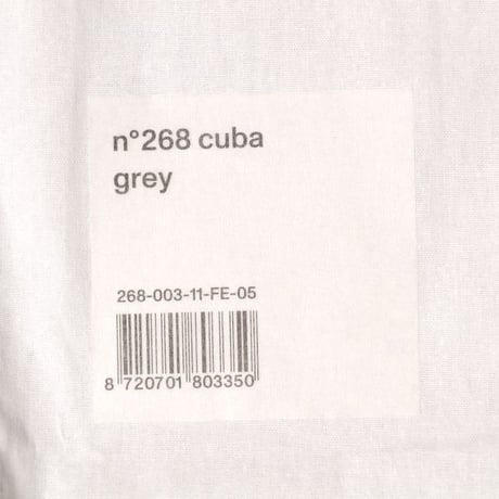 エクストリームカシミヤ extreme cashmere x n°268 cuba カットソー コットンカシミヤ グレー 正規取扱