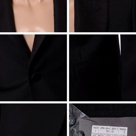 アレキサンダーマックイーン Alexander McQueen タキシードジャケット ウール ブラック