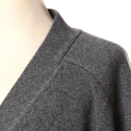 エクストリームカシミヤ extreme cashmere x Ｖネックカーディガン カシミア グレー