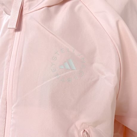 ステラマッカートニー stella mccartney アディダス adidas フード付きトラックジャケット ポリエステル アイスピンク 正規取扱
