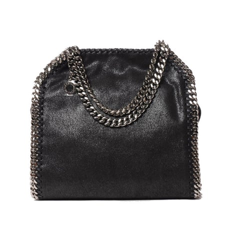 ステラマッカートニー stella mccartney ファラベラミニチェーンバッグ シャギーディア ブラック 正規取扱