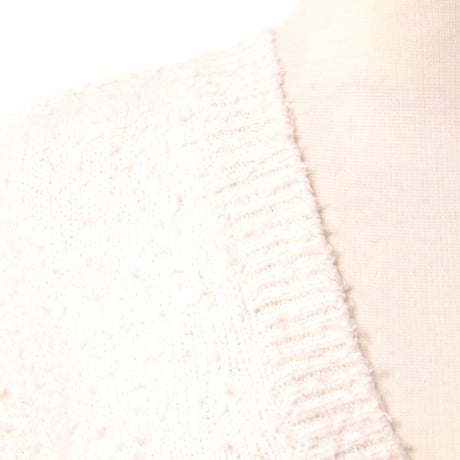 メゾン マルジェラ Maison Margiela ロングカーディガン パイルコットン アイボリー 正規取扱