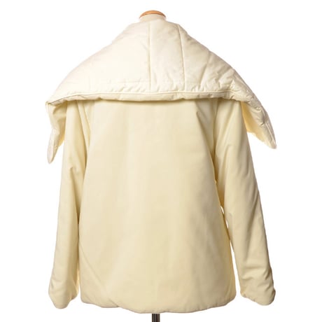 エムエムシックス メゾンマルジェラ MM6 MAISON MARGIELA 中綿Aラインコート ポリエステルなど アイボリー