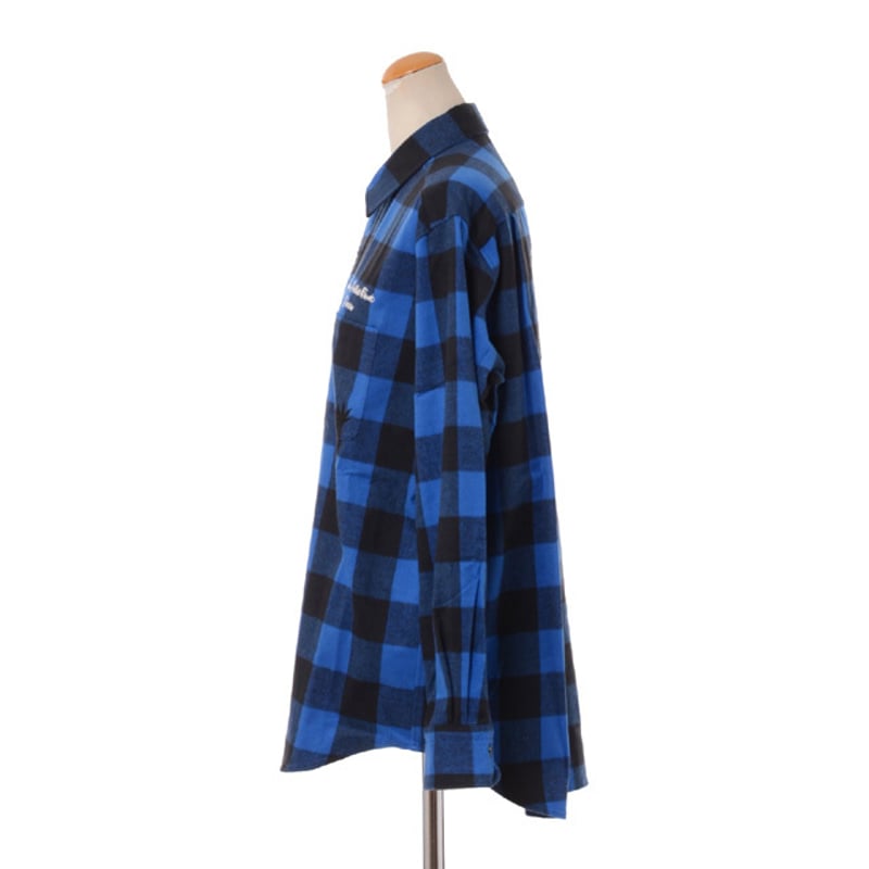 ルシアンペラフィネ Lucien Pellat Finet 背中スカルシャツ ネル 