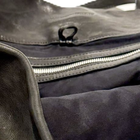 アンドゥムルメステール ann demeulemeester トートバッグ ヴィンテージレザー ブラック 正規取扱