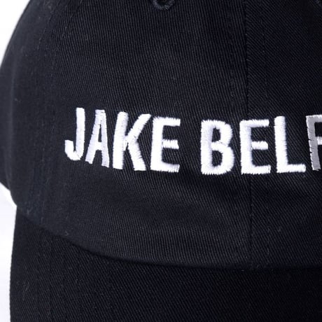 ジェイクベルフォート JAKE BELFORT ブランドロゴキャップ コットン エンブロイダリー ブラック