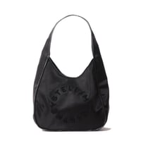 ステラマッカートニー stella mccartney ロゴホーボーバッグ メッシュ ブラック 正規取扱