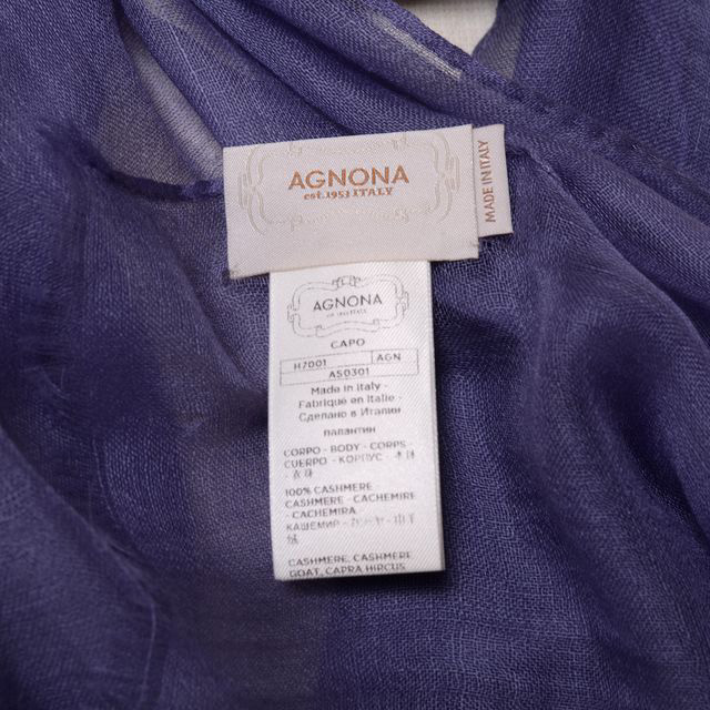 アニオナ AGNONA ストール カシミヤ パープル | YOKOAUNTY アニオナ AGNONA ストール カシミヤ パープル | YOKOAUNTY