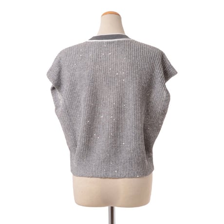 ブルネロクチネリ Brunello Cucinelli イングリッシュベスト リネンなど グレー