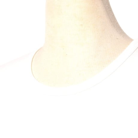 エムエムシックス メゾンマルジェラ MM6 MAISON MARGIELA ヴィンテージジャージーロゴTシャツ コットン ホワイト