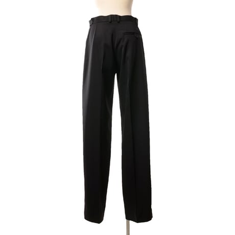 ステラマッカートニー stella mccartney ストレートパンツ ウール ブラック