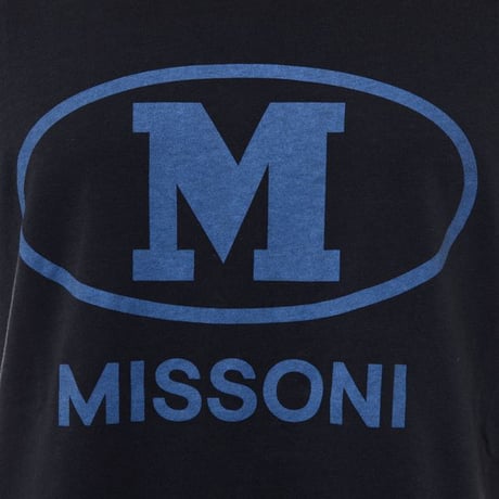 ミッソーニ Missoni ロゴTシャツ コットンジャージー ブラック
