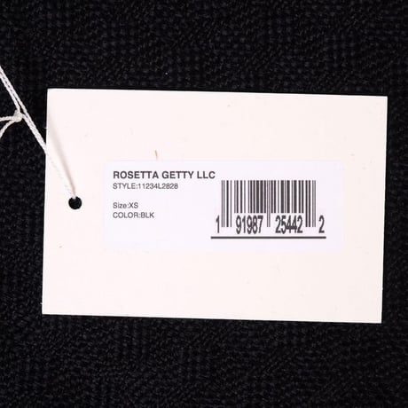 ロゼッタゲッティ ROSETTA GETTY ジャガードパンツ レーヨンストレッチ ブラック柄