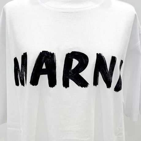 マルニ Marni MARNIロゴ半袖Tシャツ コットン ホワイト