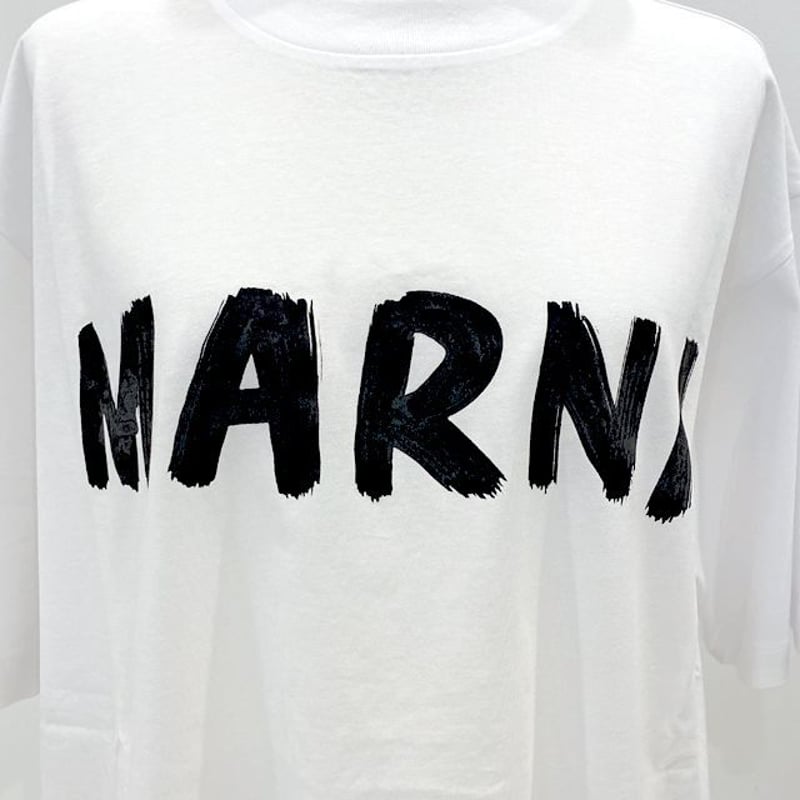 マルニ Marni MARNIロゴ半袖Tシャツ コットン ホワイト | YOKOAUNTY