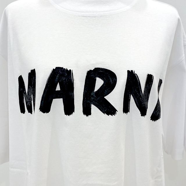 マルニ Marni MARNIロゴ半袖Tシャツ コットン ホワイト | YOKOAUNTY