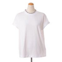 ブルネロクチネリ Brunello Cucinelli 半袖Ｔシャツ コットンジャージー ホワイト 正規取扱