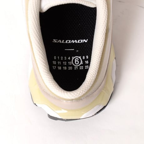エムエムシックス メゾンマルジェラ MM6 MAISON MARGIELA XT MULE4 ミュールスニーカー リサイクルポリエステル ホワイトグリーンシルバー