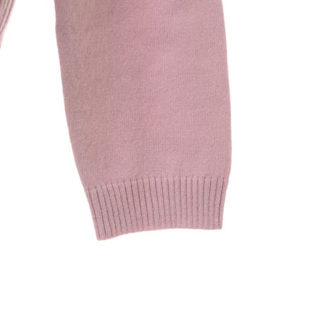 ロシャス ROCHAS 花モチーフ長袖セーター ウールカシミア ピンク