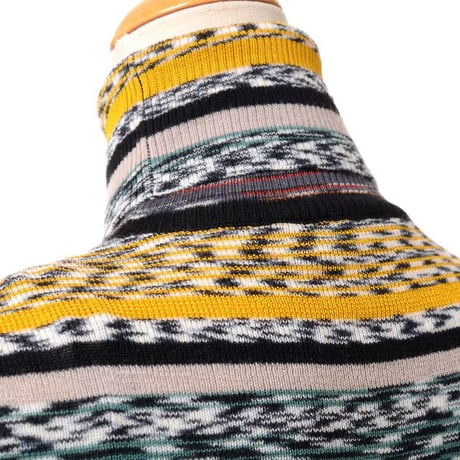 ミッソーニ Missoni ハイネック長袖セーター 羊毛など ブラックミックス