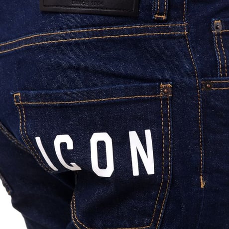 ディースクエアード Dsquared2 クールガイジーンズ コットンストレッチ ブルー