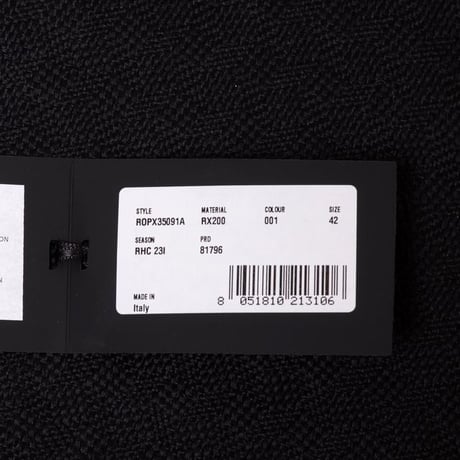ロシャス ROCHAS ミディ丈ギャザースカート シルク ブラック