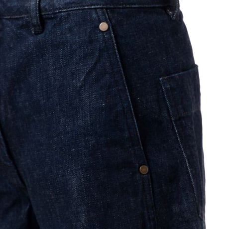 ルメール LEMAIRE ツイストジーンズ コットン インディゴデニム