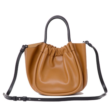 プロエンザスクーラー Proenza Schouler スモールシャーリングクロスボディトート スムースカーフレザー トープ