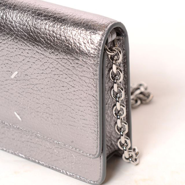 メゾン マルジェラ Maison Margiela チェーンウォレット メタリック