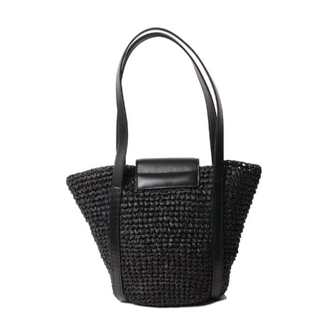 マルニ Marni trunkarooビーチトートバッグスモール ラフィアなど ブラック