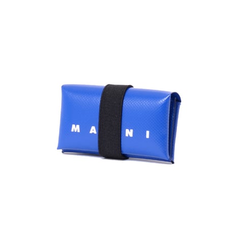 マルニ Marni カードケース PVC ロイヤルブルー