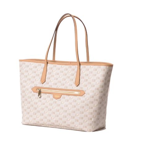 モローパリ Moreau Parisモナコトートバッグミディアム ポリウレタンなど ホワイト Moreau Paris MONACO TOTE MDM トートバッグ