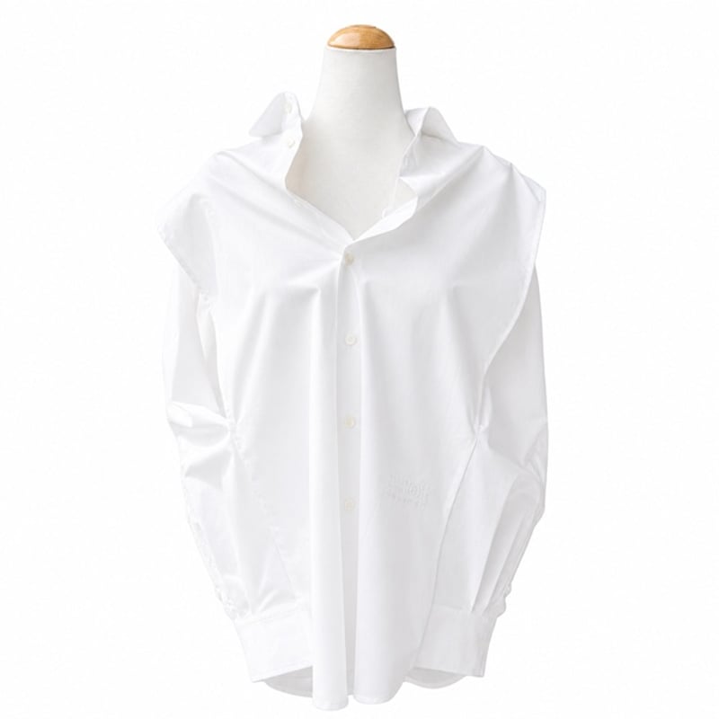 エムエムシックス メゾンマルジェラ MM6 MAISON MARGIELA 襟付き変形