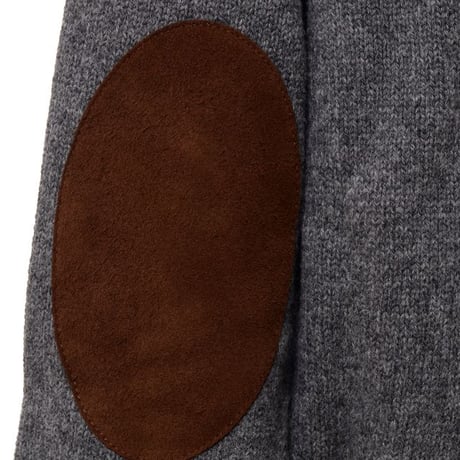 メゾン マルジェラ Maison Margiela エルボーパッチセーター ウールリネン グレー