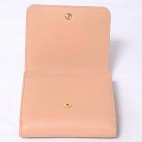 クロエ (chloe) VICK 二つ折り財布 スクエアウォレット カーフスキン ビスケットピンク