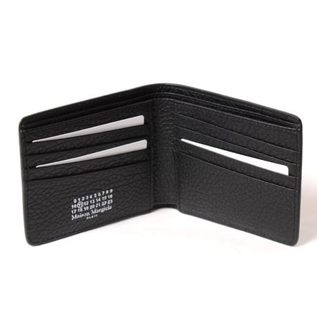 メゾン マルジェラ Maison Margiela ビルフォールドウォレット 牛革 ブラック 正規取扱