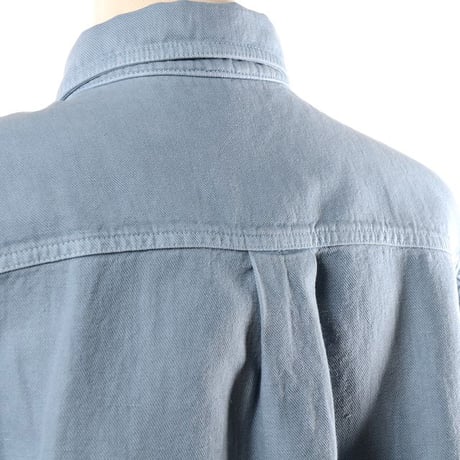 ブルネロクチネリ Brunello Cucinelli ガーメントダイブルゾン コットンリネン ライトブルー