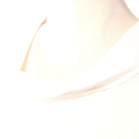 エルマノシェルビーノ ermanno scervino ノースリブラウス 麻 ホワイト
