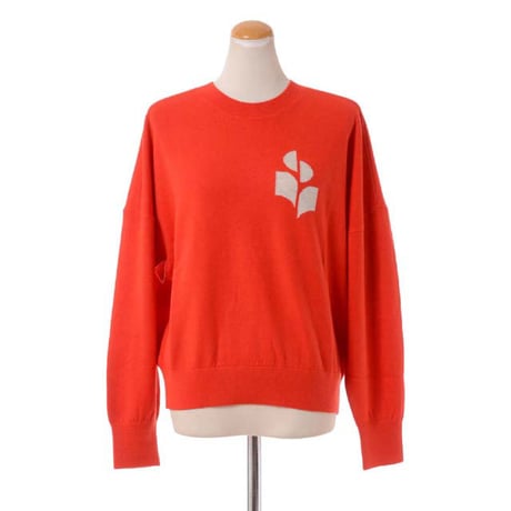 イザベルマラン ISABEL MARANT ラウンドネックセーター コットンウール ヴァーミリオン