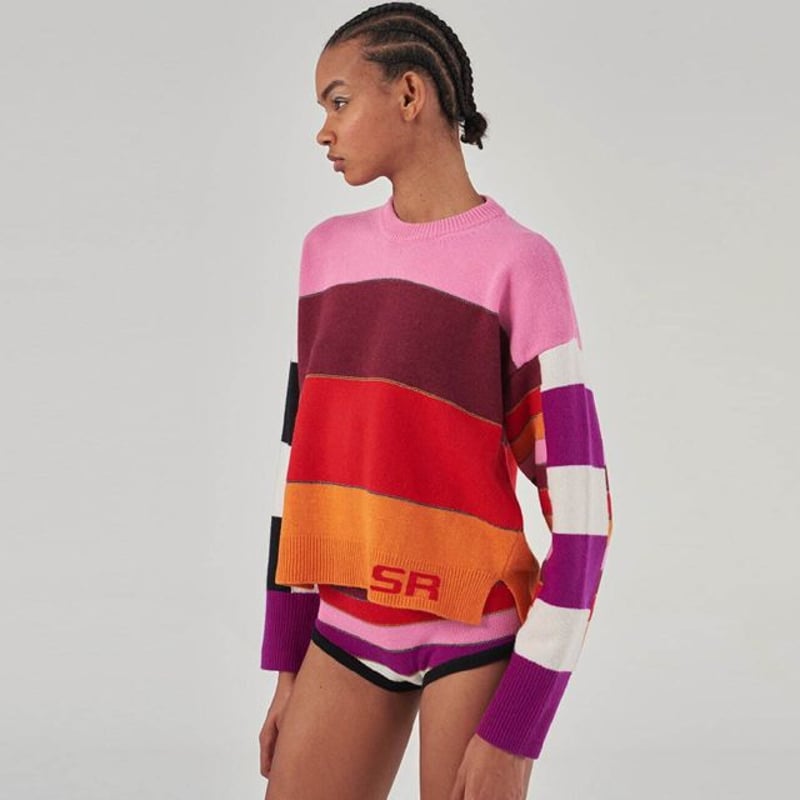 ソニアリキエル SONIA RYKIEL カラフルパーツセーター ウールなど  
