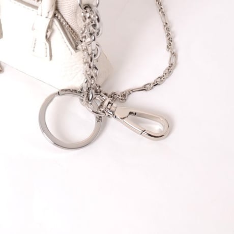 メゾン マルジェラ Maison Margiela 5ACクラシックミニチャーム レザーなど ホワイト