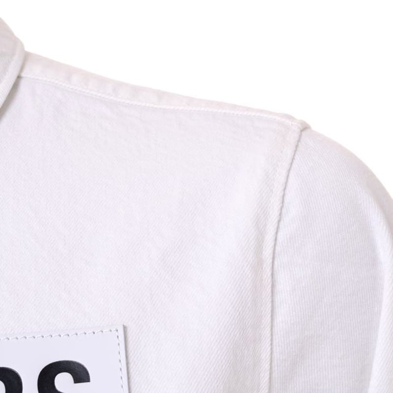 ラフシモンズ RAF SIMONS スリムフィットデニムシャツ コットン