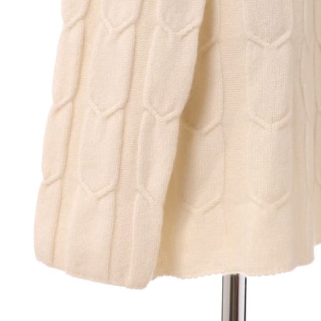 ロゼッタゲッティ ROSETTA GETTY ハイネックセーター カシミア アイボリー