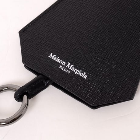 メゾン マルジェラ Maison Margiela キーリングネックレス 牛革 ブラック 正規取扱