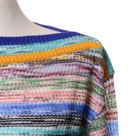 ミッソーニ Missoni ボートネックセーター レーヨン羊毛 ミックス