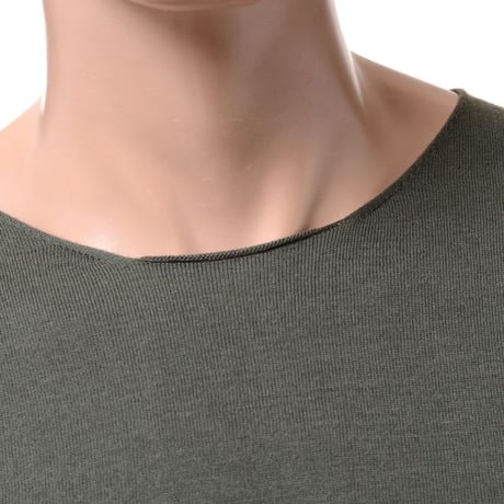 ロベルトコリーナ Roberto Collina セーター コットンカシミヤ カーキ