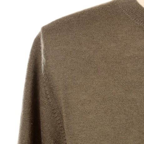 エクストリームカシミヤ extreme cashmere x noor半袖セーター ウールカシミヤ アーミー