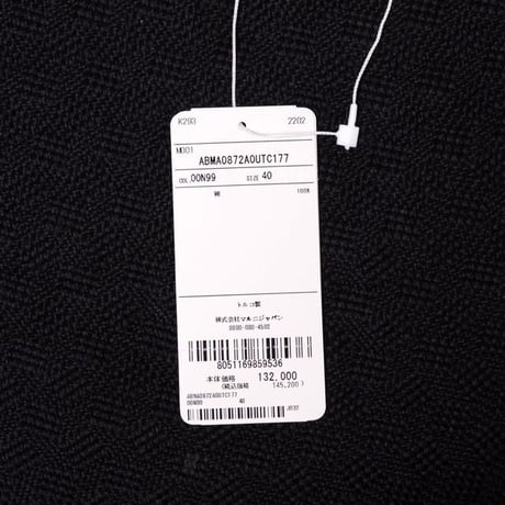マルニ Marni 七分袖ワンピース コットン ブラック